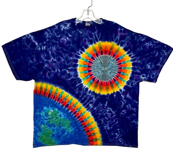 tie dye moon shirt