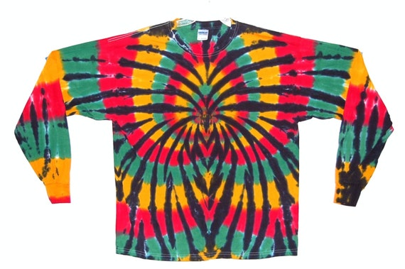 Adult TIE DYE Olive Blotter Hoodie Sweatshirt hippie small medium large XL 2X 3X