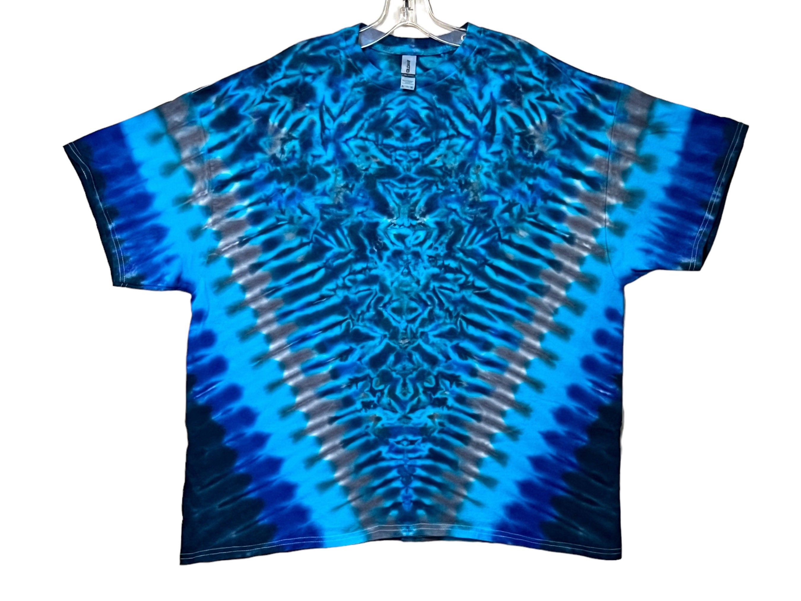 正規品 Salsation Wear V-Tshirt Blue Tie-dye Kids Blue Tie Dye Waves T-Shirt | Mini Dreamers