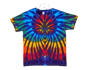 TIE DYE Kinder Shirt | Regenbogen Spinne | Jugend | Kleinkind | Säugling | Handgemachte Kindermode | Handgefärbte Kleidung