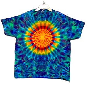 TIE DYE Kid's Shirt | Sunshine Rainbow | Youth sizes 2-4T xs, 6-8 Small, 10-12 Medium, 14-16 Large, 18-20 XL | handmade children's clothing