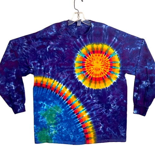 T-shirt vintage tribal aztèque : t-shirt graphique tie-dye années 90
