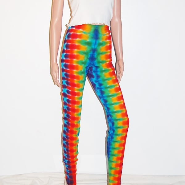Rainbow Hippie Tie Dye Women's Leggings