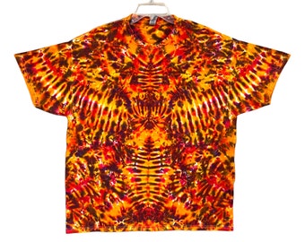 Tie Dye Shirt Fire Phoenix Rising Blotter Adult T small medium large XL 2X 3X 4X 5X 6X handmade Tye Die Psychedelic art tall sizes