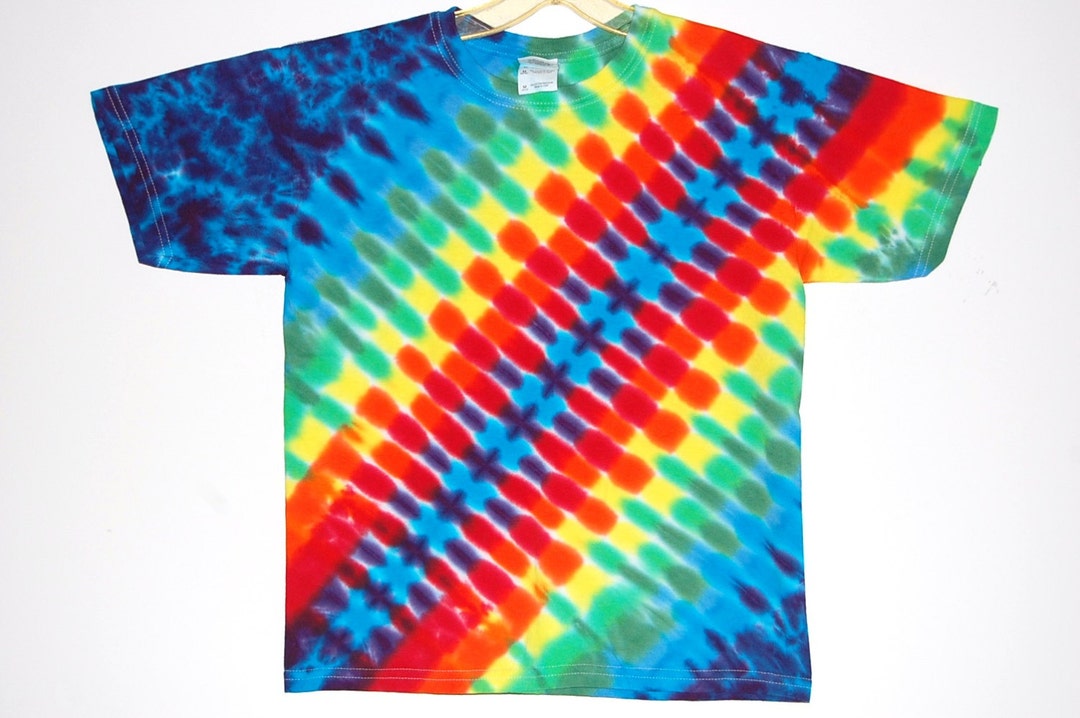 Rainbow TIE DYE Kids Shirt Rainbow Brite / DNA T-shirt Sizes - Etsy