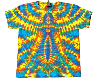 TIE DYE Kid's Shirt | Neon Rainbow Phoenix | Youth | Toddler | Handmade Children's Clothing | Hand Dyed Apparel