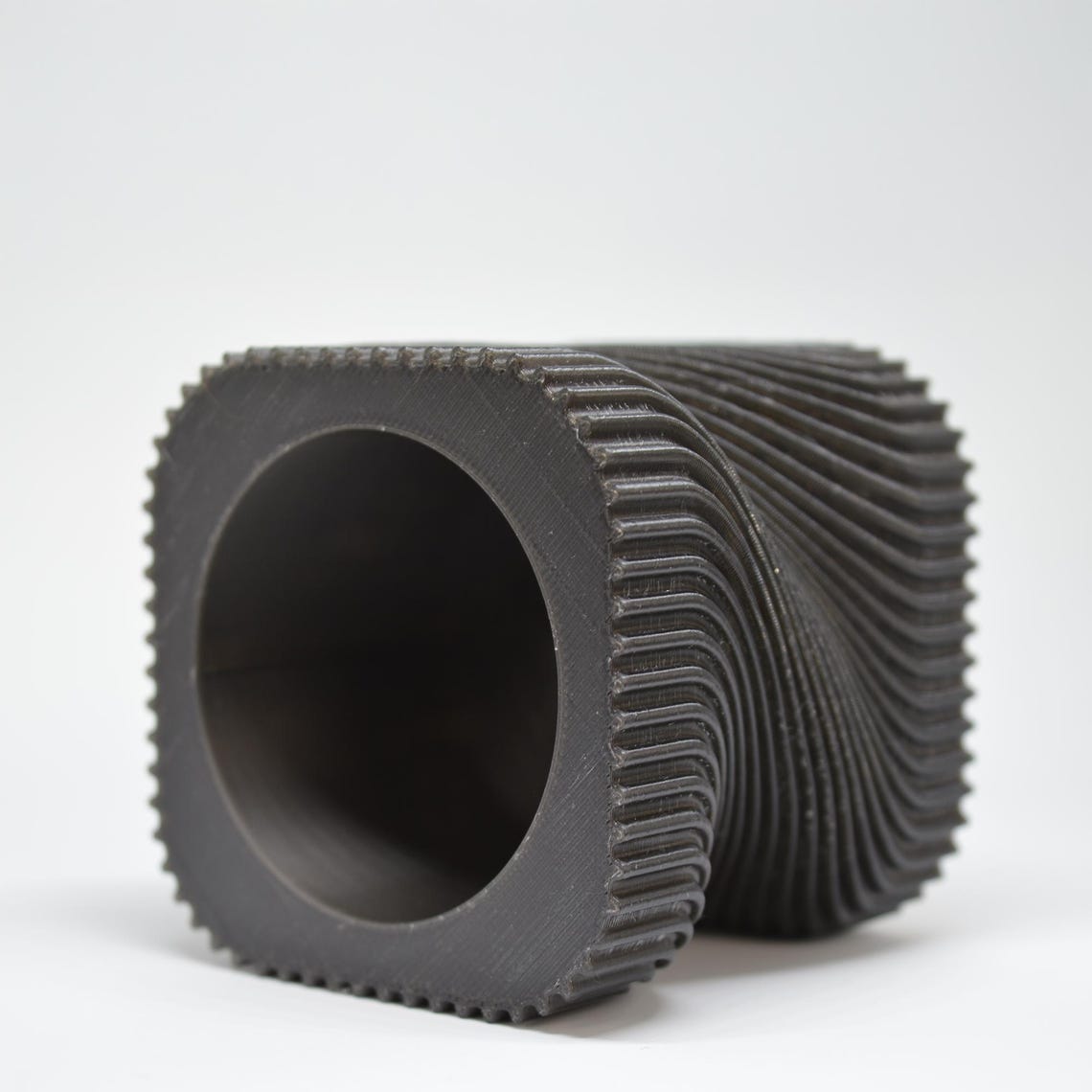 3D Printed Twisted Planter Modern Geometric Vase, Sculptural Home Decor ...