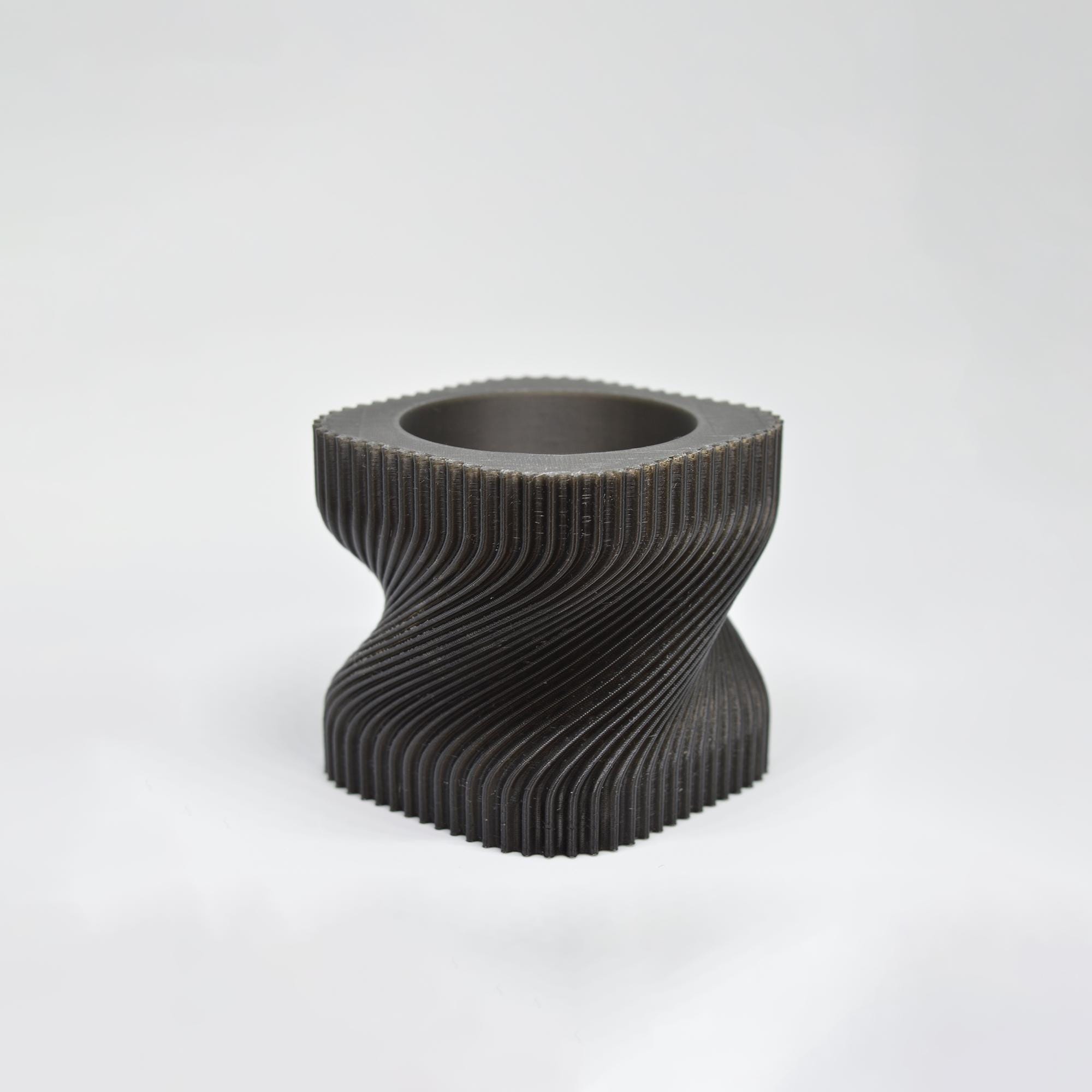 3D Printed Twisted Planter Modern Geometric Vase, Sculptural Home Decor ...