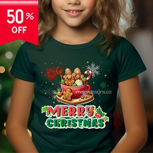 Gingerbread Christmas Sublimation Design: PNG File (Digital Download)