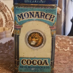 Vintage Monarch Cocoa Tin image 9