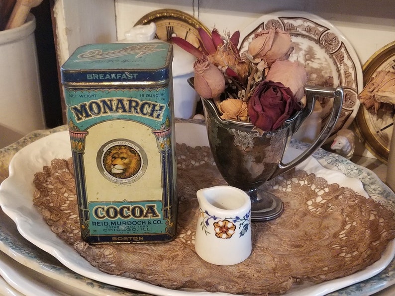 Vintage Monarch Cocoa Tin image 1