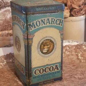 Vintage Monarch Cocoa Tin image 2