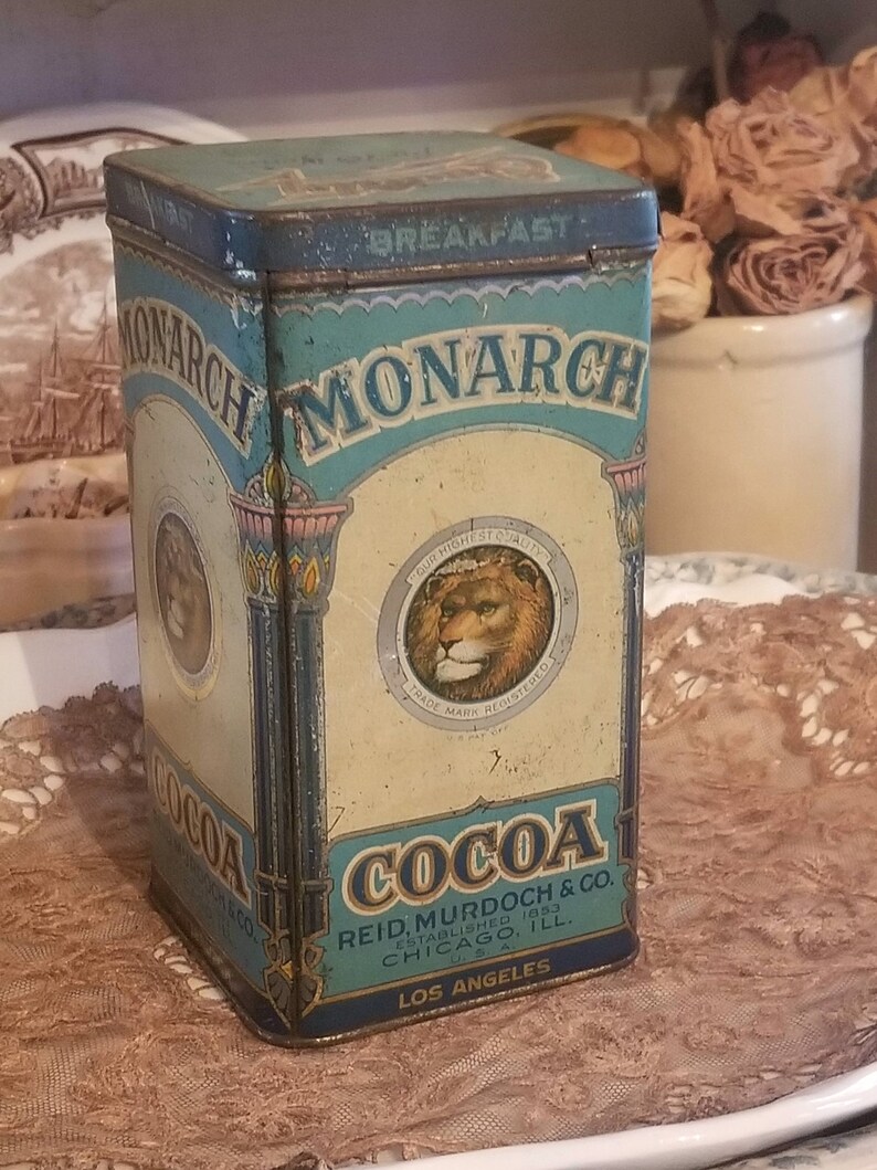 Vintage Monarch Cocoa Tin image 2