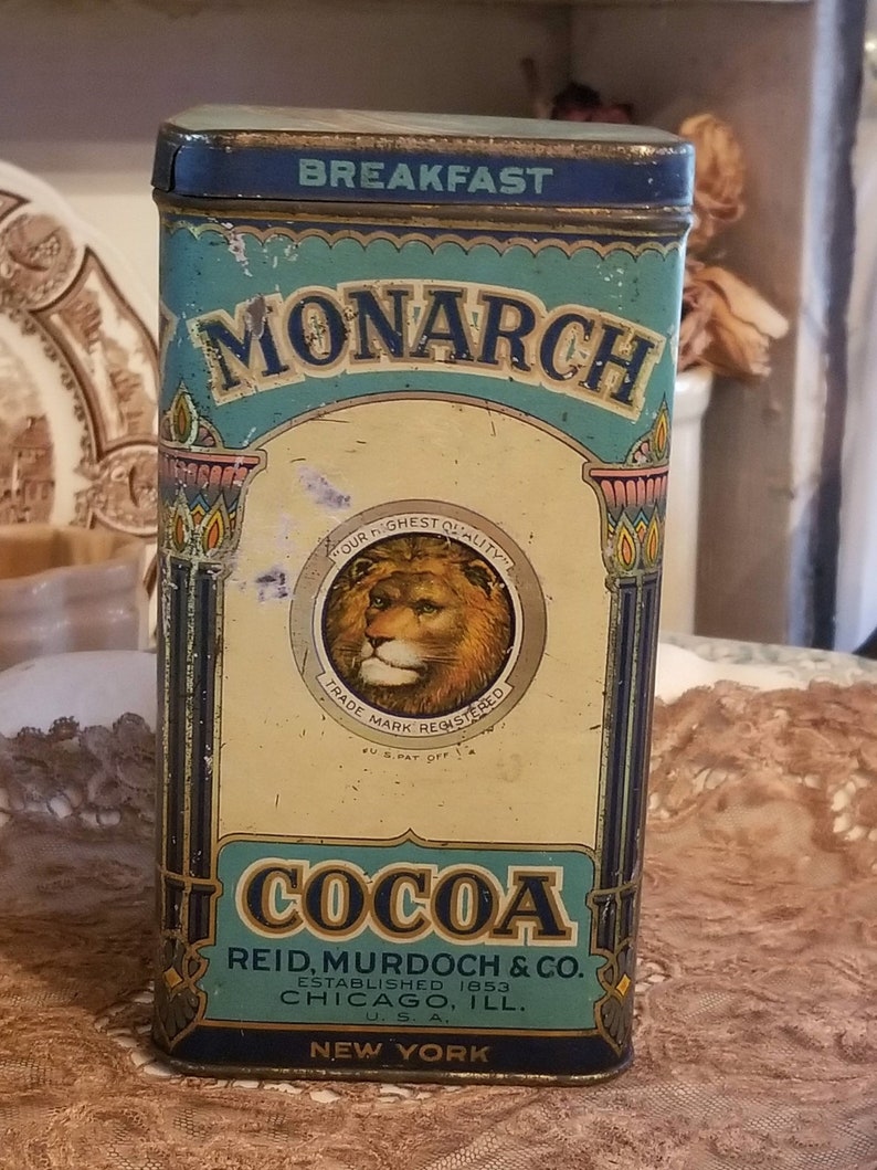 Vintage Monarch Cocoa Tin image 5