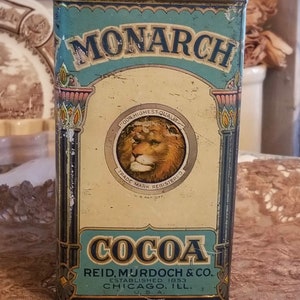 Vintage Monarch Cocoa Tin image 4