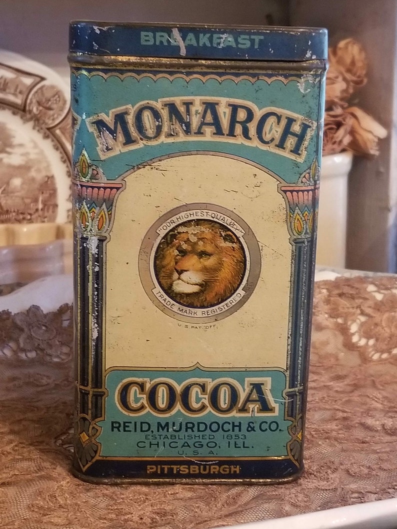 Vintage Monarch Cocoa Tin image 4