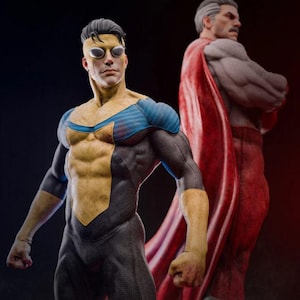 High Quality Invincible STL + Bust for 3D Printing