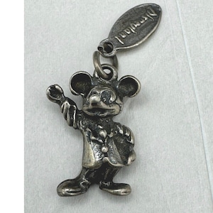 Vintage Walt Disney WDP Mickey Mouse Disneyland Sterling Silver Charm