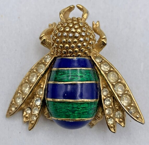 Vintage ciner bee insect - Gem