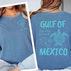 Gulf of Mexico Shirt, Stay Salty and Resist, Gulf of Mexico Est. 1550 Tee, Gulf of Mexico T Shirt,  Gulf of Mexico Turtle, Gulf of Mexico