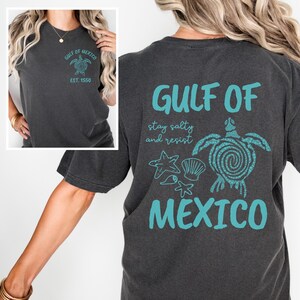 Gulf of Mexico Shirt, Stay Salty and Resist, Gulf of Mexico Est. 1550 Tee, Gulf of Mexico T Shirt,  Gulf of Mexico Turtle, Gulf of Mexico