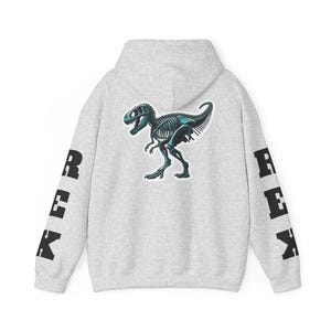 Dinosaur Themed Hoodie, Unisex Dinosaur Sweatshirt, Gifts for Dino Lovers, Cool Sweatshirt Gift, Jurassic Hoodie, Retro Rex Style
