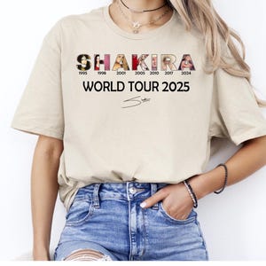 Las Mujeres Ya No Lloran World Tour Shirt, Shakira Fan T-Shirt, Shakira 2025 Concert Shirt, Shakira Concert Shirt, Lmynl Tee