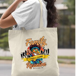 Family Tree Reunion Tote Bag, Reunion 2025 Bag, Custom Family Name Tote, Family Reunion Favors, Family Tree Tote Bag, Family Event Tote Bag