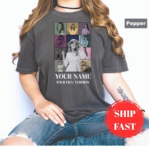 Custom Eras Tour Shirt, Personalized Your Image Eras Tour Shirt, Personalized Eras Tour Shirt, Customized Vintage Shirt, Change Your Design