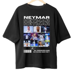 Neymar Jr Retro Vintage 90s Graphic T-Shirt, Barcelona, Soccer Fan Gift, Bootleg Rap Tee, Neymar Jr Fan, Neymar Jersey, Barca Jersey