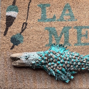 FISH made of driftwood, wall decoration