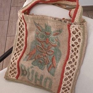 UPCYCLING Jute bag made from a coffee sack