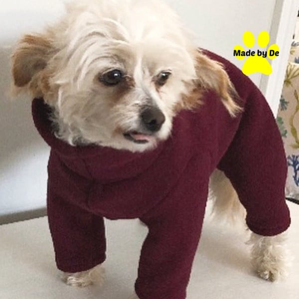 Ultra Fleece Dog Pajamas: Custom Fit Cozy Pet PJs,