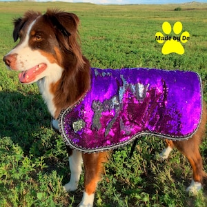 Dog Cool Coat, Showdog Mermaid Chiller Cool Coat, Mermaid Dog Cool Coat, show dog dog cooling coat, Custom Dog Cool Coat