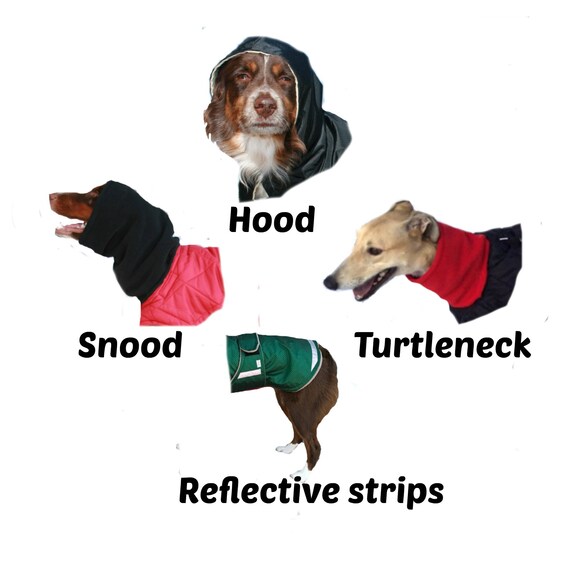 Added features for your custom made dog coat Etsy