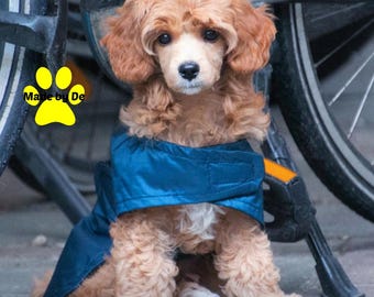 Dog Raincoat, Ultra dog raincoat, custom dog coat, lightweight dog coat, rain slicker for any size dog, XL dog rain coat