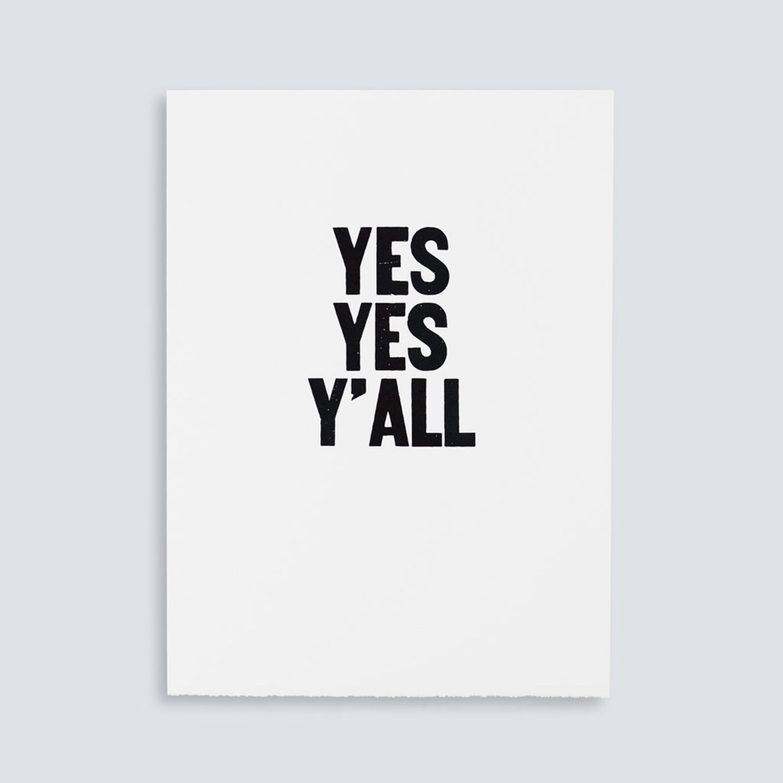Yes Yes Y'all Poster Etsy