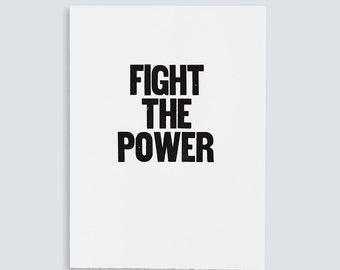 Fight the Power Poster