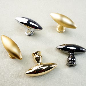 Olive Style Knob Dresser Drawer Knobs Cupboard Handle Gold Knob Chrome Knob Closet Wardrobe Antique Brass Pulls Kitchen Cabinet Door Handles