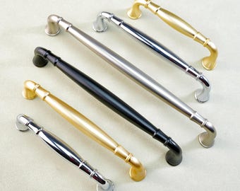 Classic Gorgeous Style Cupboard Pulls Dresser Handles Drawer Pull Knobs Handles Simple Kitchen Cabinet Pull Modern Wardrobe Knobs Hardware