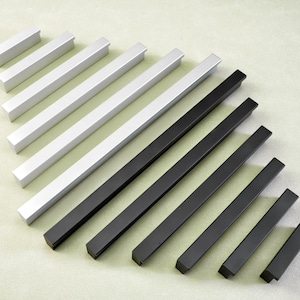 Svart silver byråhandtag för byrå, lådor, skåp, knopp, garderob, möbler, garderob, kök, skåp, dörrhandtag, moderna hårdvaror