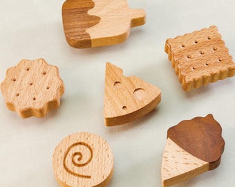 Piękne drewniane gałki w stylu czarnego orzecha, uchwyty do drzwi szafek, bukowe uchwyty do szuflad komód, okrągłe gałki do szafek kuchennych, nowoczesne okucia