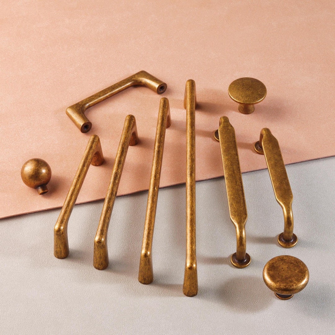 Antique Brass Dresser Drawer Cabinet Handle Pull Knob Wardrobe