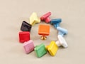 Colorful Candy Series Square Ceramics Knob Pulls Dresser Drawer Handles Furniture Cabinet Pull Door Handle Closet Knob Pulls Modern Hardware product logo