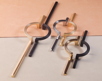 Lengthening Dresser Drawer Cabinet Handle Pull Knob Wardrobe Furniture Closet Kitchen Cupboard Cabinet Door Handles Pulls Modern Hardware