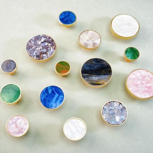 Round Knobs Pulls Dresser Drawer Handles Pulls Children's Room Handles Colorful Cupboard Pull Cabinet Knobs Door Handle Kitchen Hardware