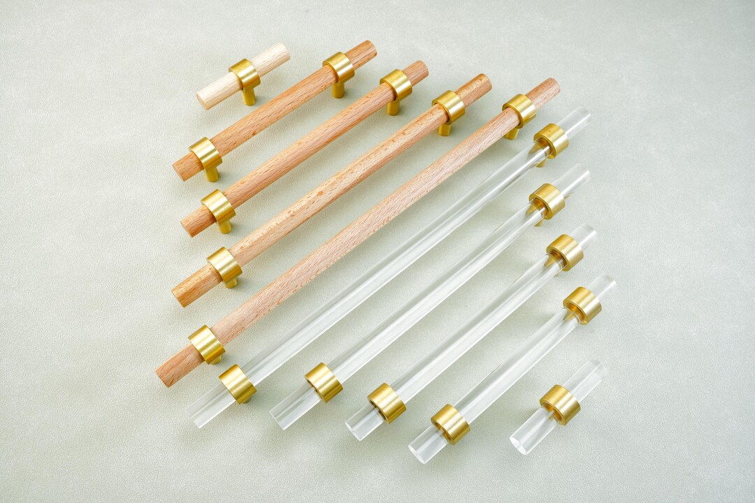 Simple-t Transparent Handles Dresser Drawer Handles Cabinet Pull ...