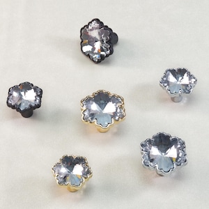 Ljus lyxig kristallglasknopp högkvalitativ skåphandtag i fransk stil, byråhandtag, lådhandtag, köksskåp, dörrhandtag, hårdvara