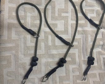 Handmade Paracord Dog Training Collar: Slip Lead, Adjustable