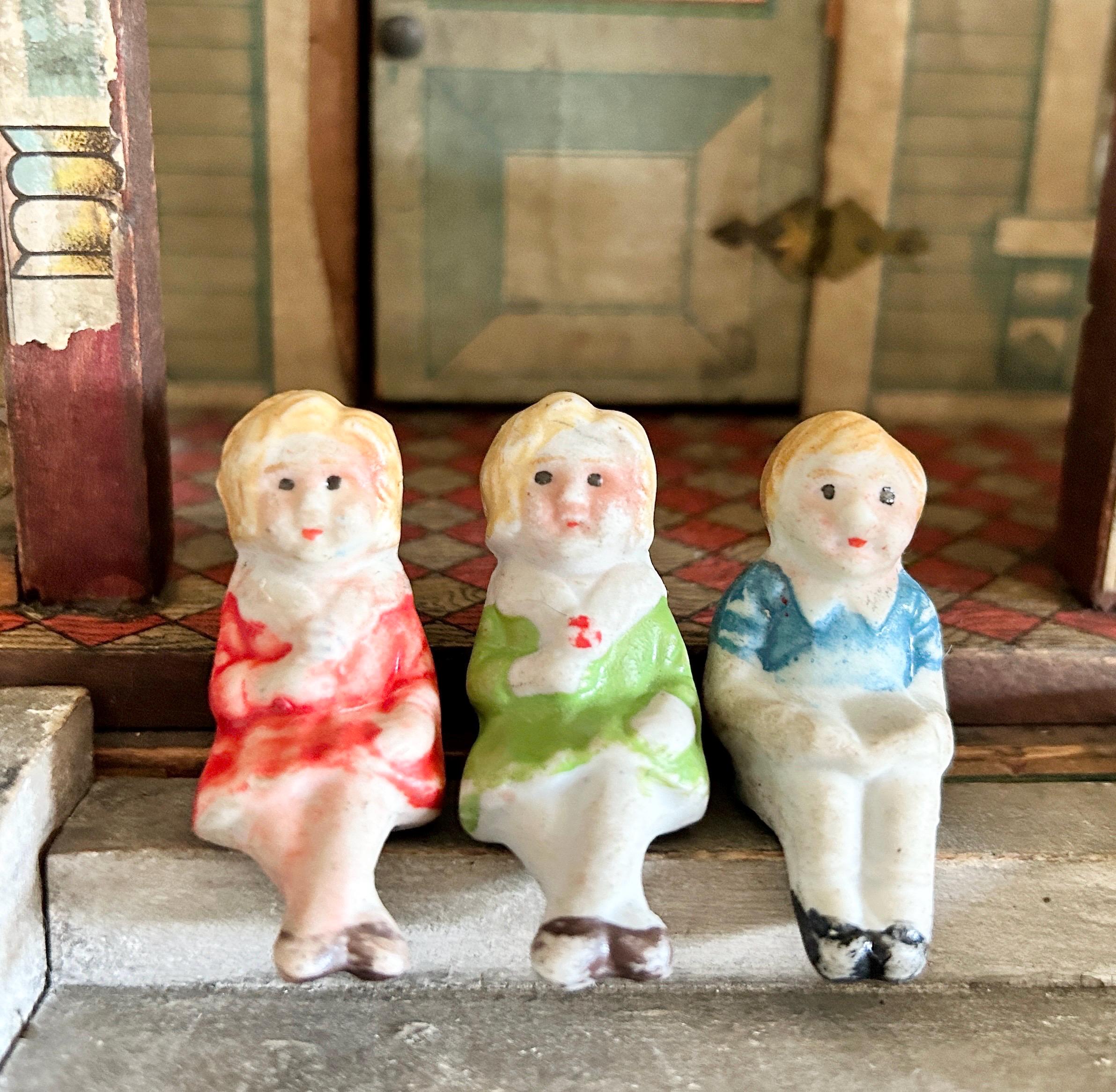 Porcelain Children Figurines Japan - Etsy